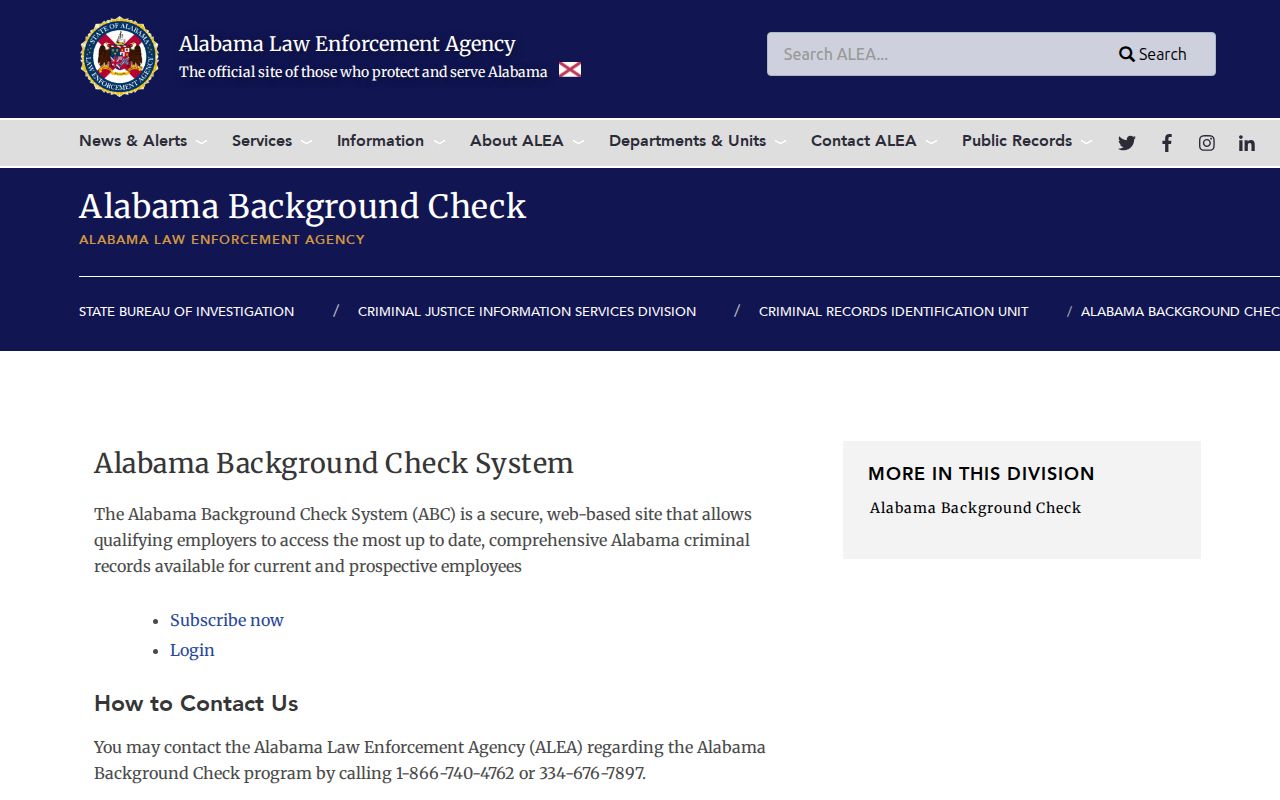 DeKalb County criminal court cases ALEA record review page