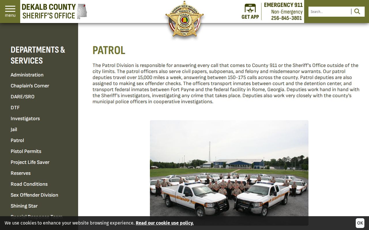 DeKalb County arrest and criminal history patrol context