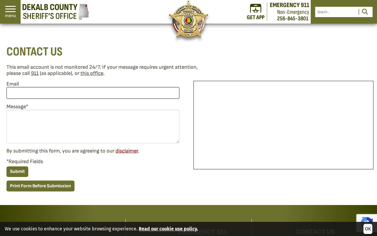 DeKalb County warrant and criminal record contact channel